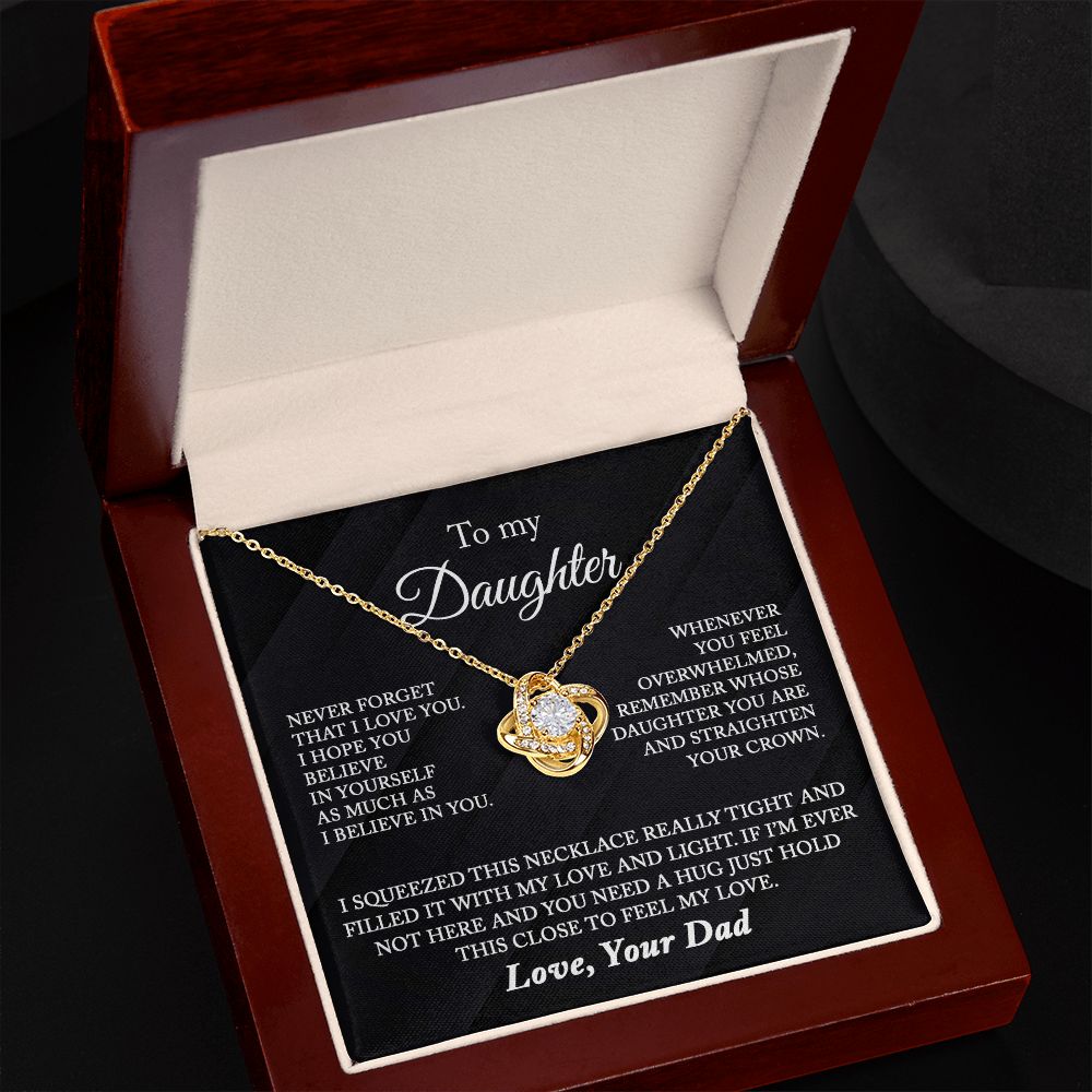 Never that I Love You - Love Knot Necklace