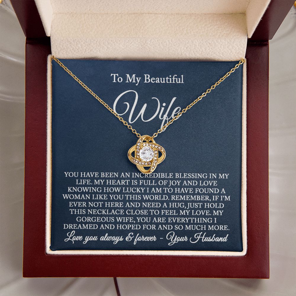 Incredible Blessing - Love Knot Necklace