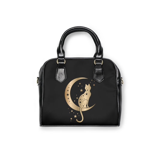 Celestial Cat Shoulder Handbag