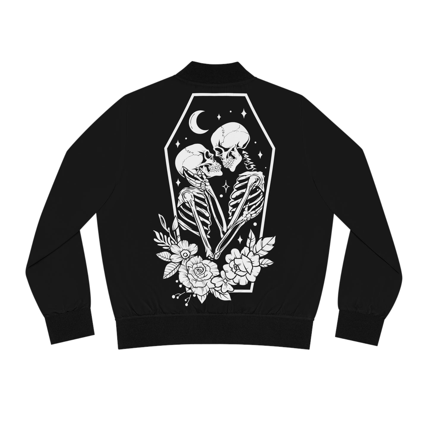 Lovers Skeleton Coffin Women's Jacket