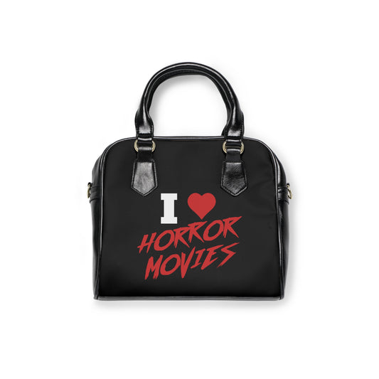 I Love Horror Movies Shoulder Handbag