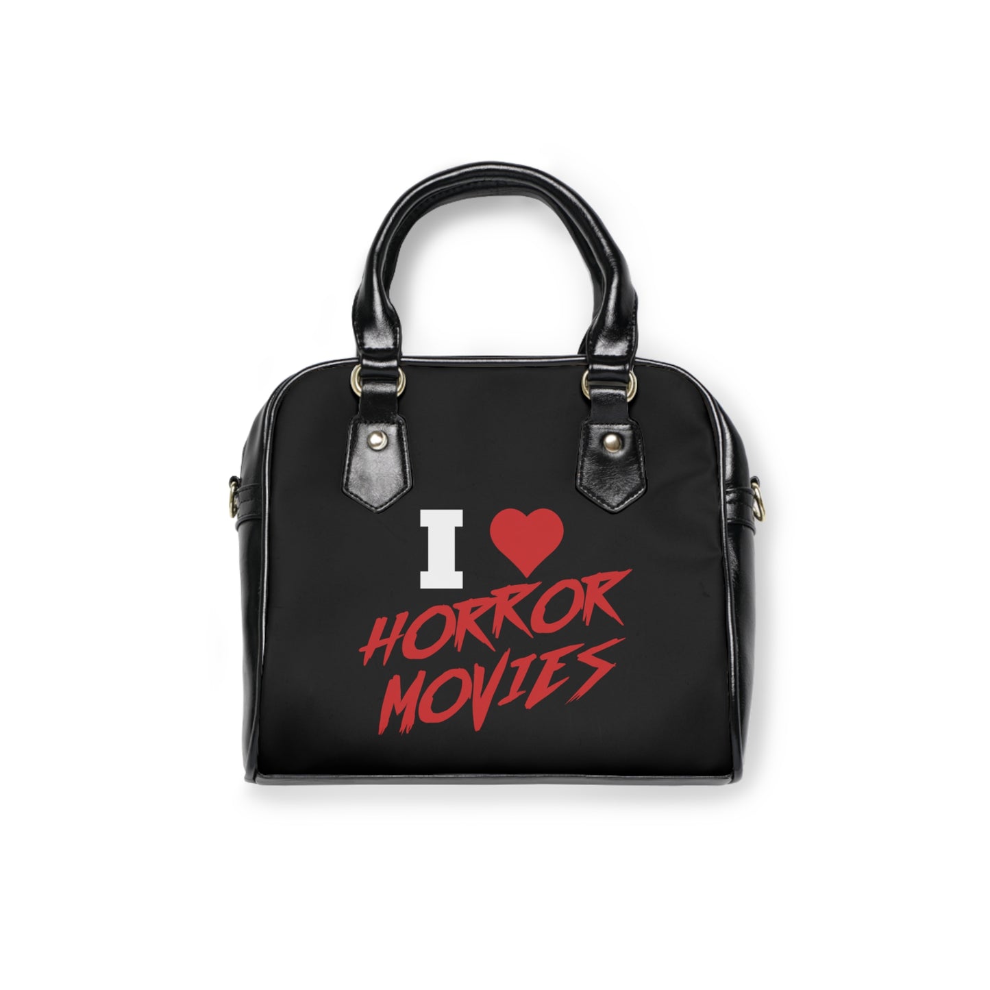 I Love Horror Movies Shoulder Handbag