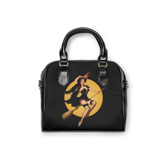 Vintage Witch Retro Shoulder Handbag