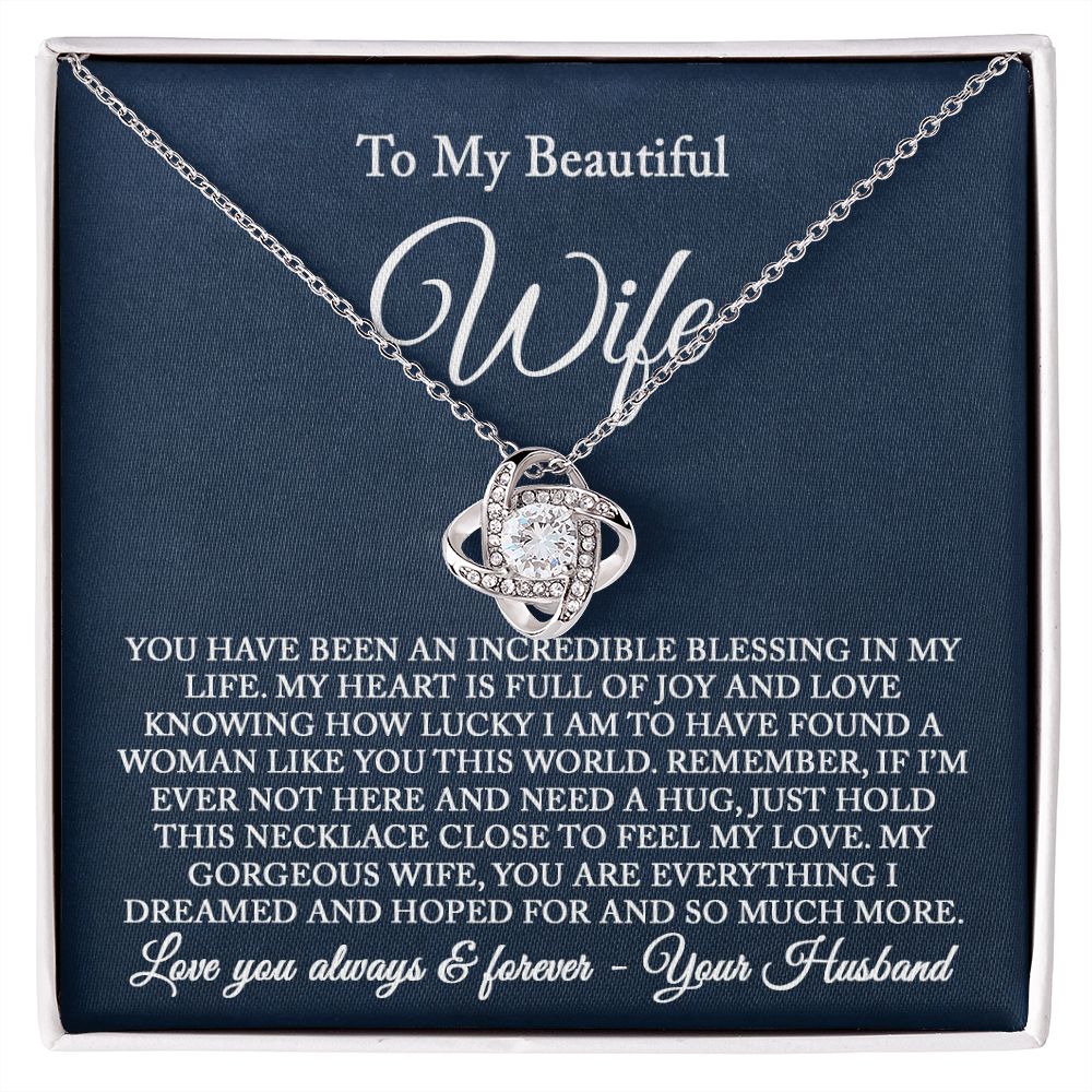 Incredible Blessing - Love Knot Necklace