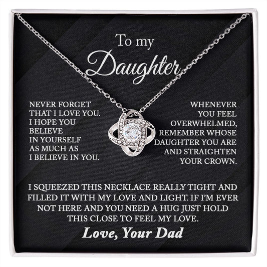 Never that I Love You - Love Knot Necklace