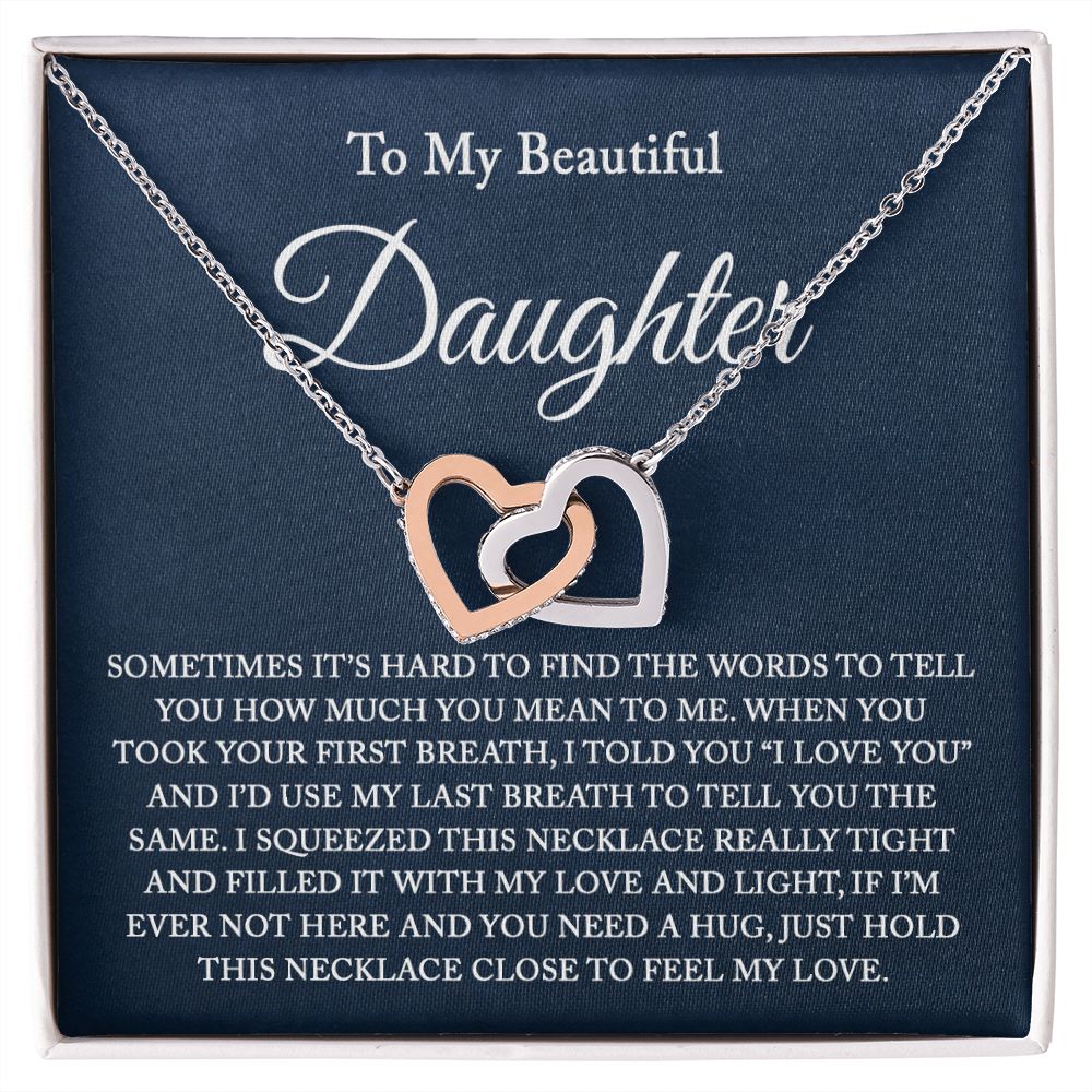 My Love - Interlocking Hearts Necklace