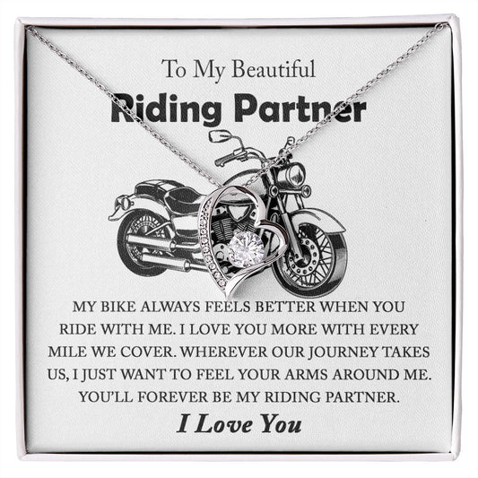 To My Riding Partner - Forever Love Necklace