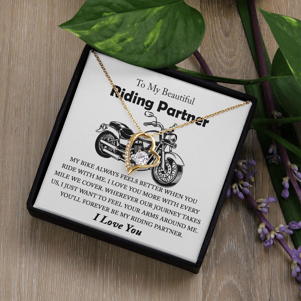 To My Riding Partner - Forever Love Necklace